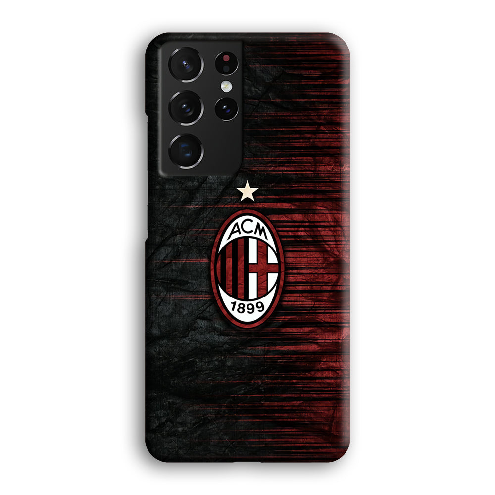 AC Milan Abstract Pattern Samsung Galaxy S21 Ultra Case