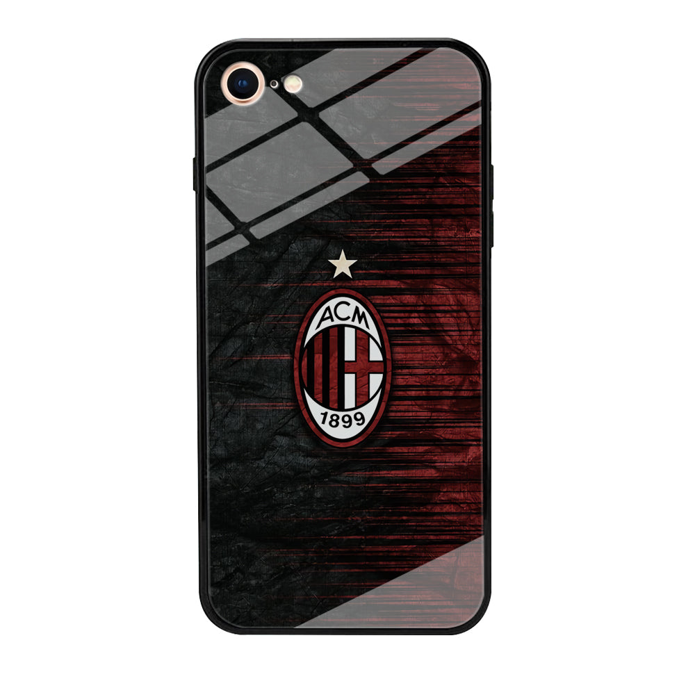 AC Milan Abstract Pattern iPhone 8 Case