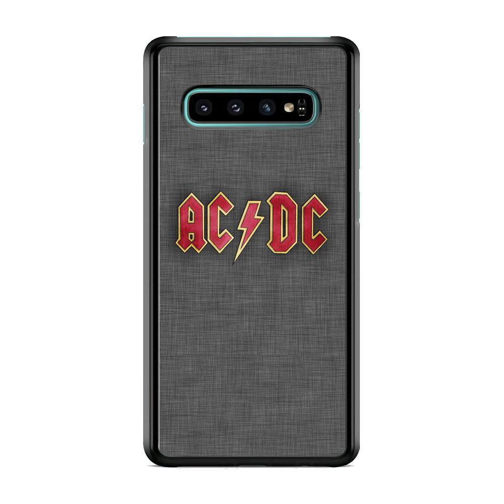AC DC Grey Serrate Wallpapers Samsung Galaxy S10 Case - ezzyst