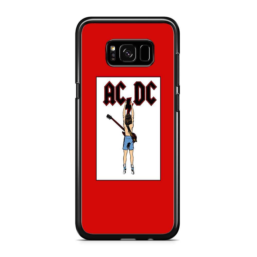 AC DC Logo In Frame Samsung Galaxy S8 Plus Case - ezzyst