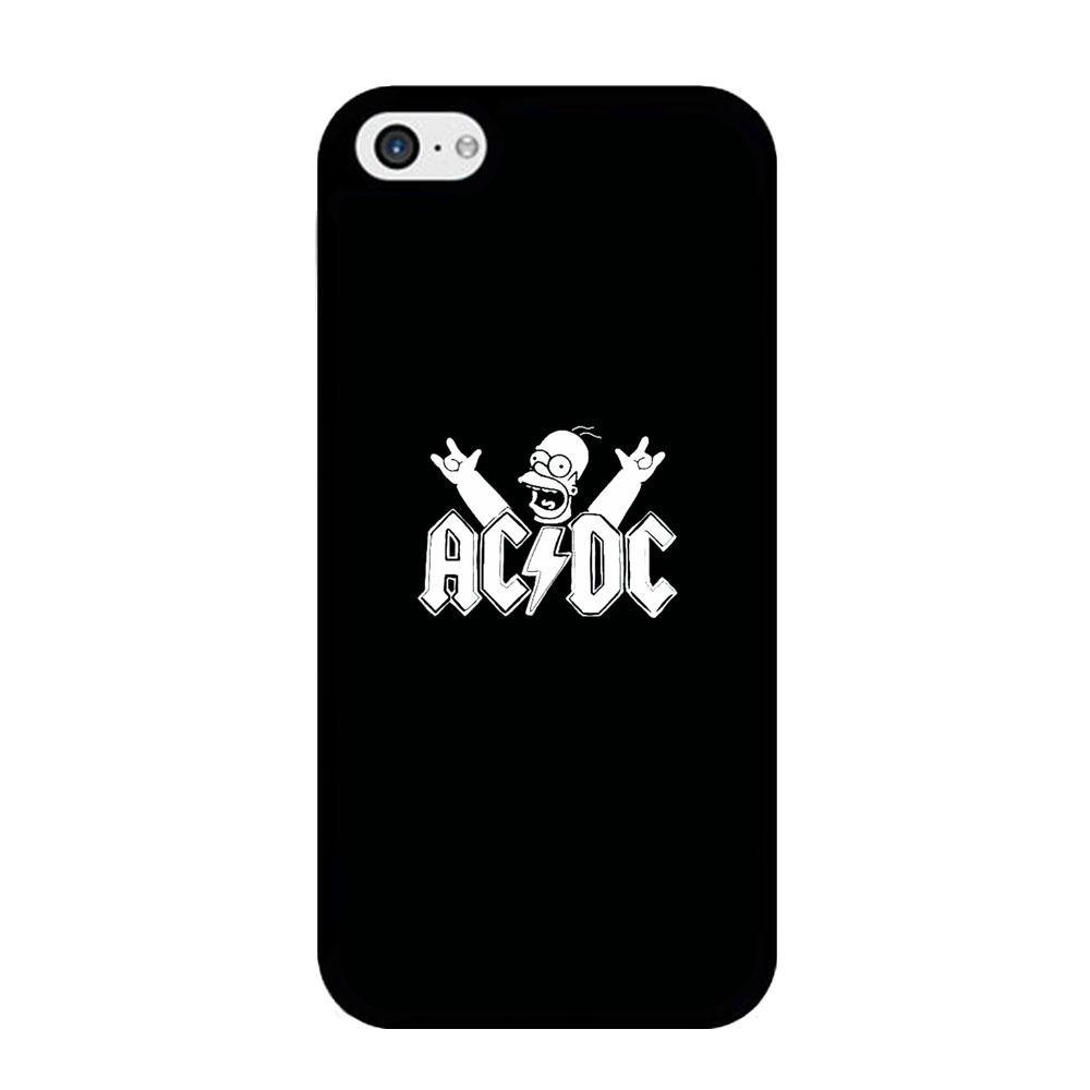 AC DC Logo Simpson Black And White iPhone 5 | 5s Case - ezzyst