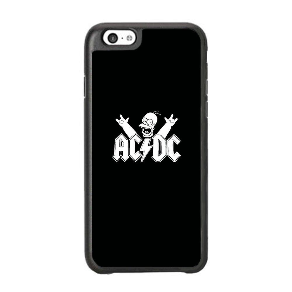 AC DC Logo Simpson Black And White iPhone 6 Plus | 6s Plus Case - ezzyst