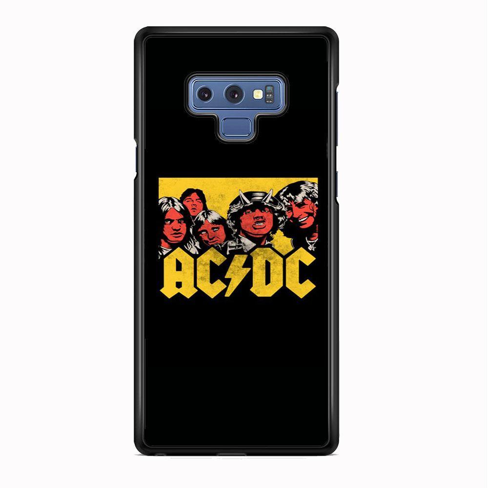 AC DC Player Cartoon Logo Samsung Galaxy Note 9 Case - ezzyst