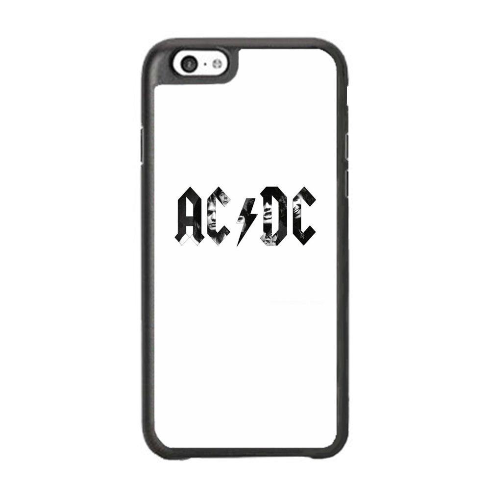 AC DC White Picture Logo iPhone 6 | 6s Case - ezzyst