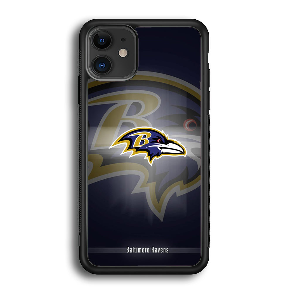 AFC Baltimore Raven Violet Logo iPhone 12 Case
