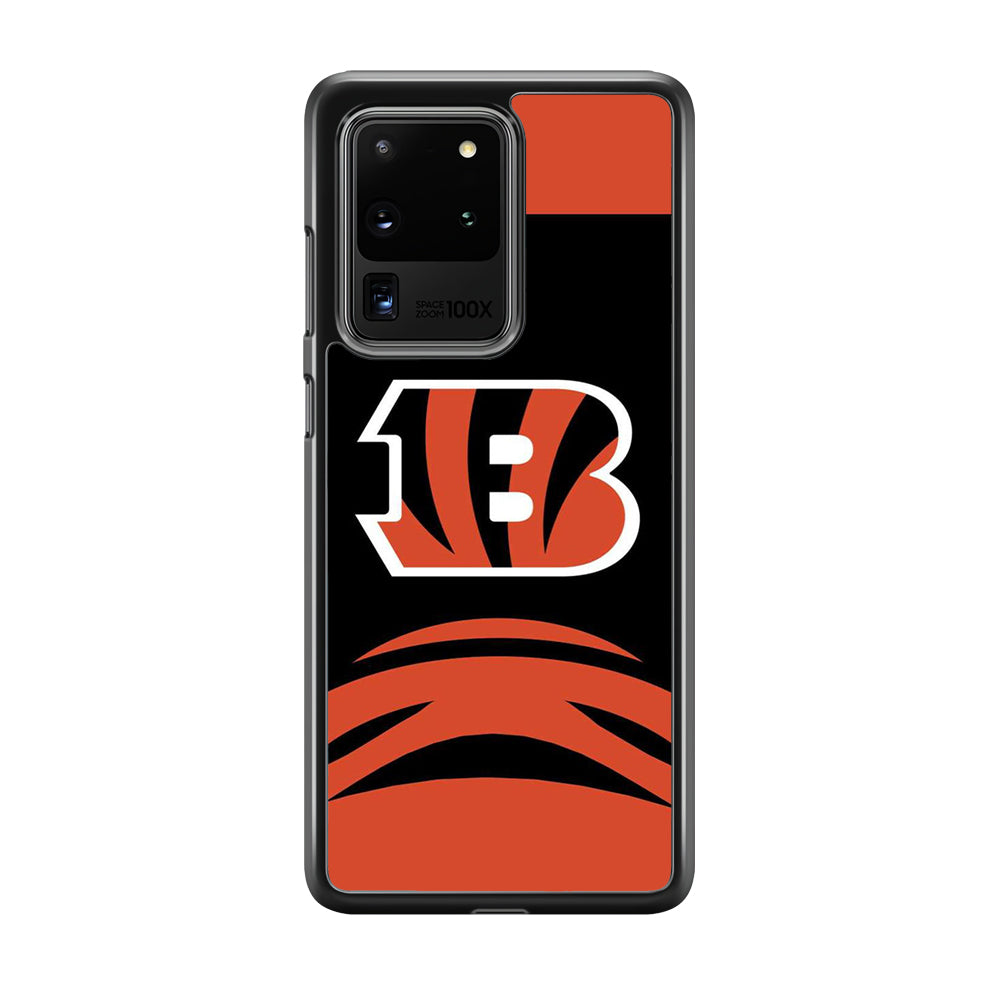 AFC Cincinnati Bengals Black Orange Samsung Galaxy S20 Ultra Case