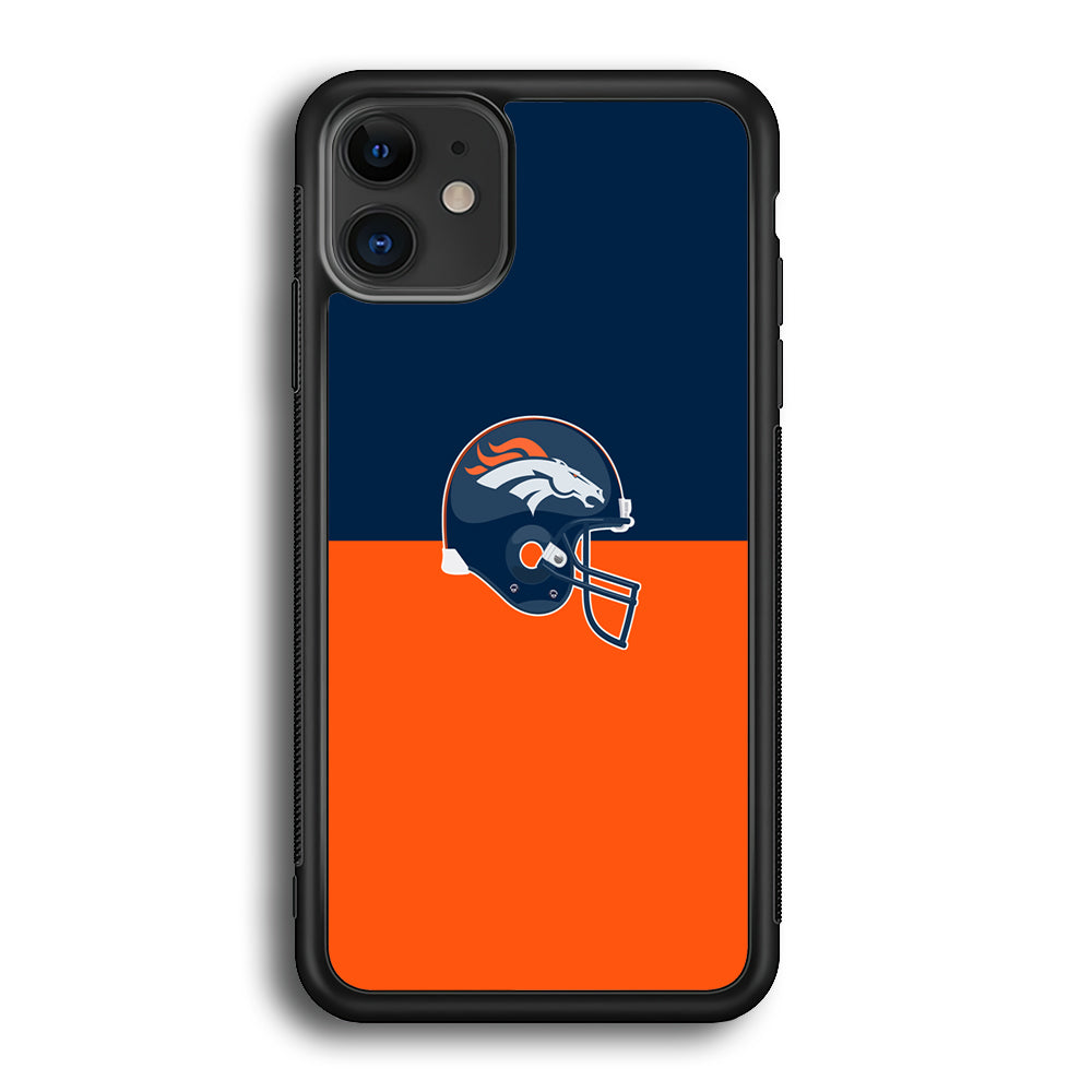 AFC Denver Broncos Helmet iPhone 12 Case