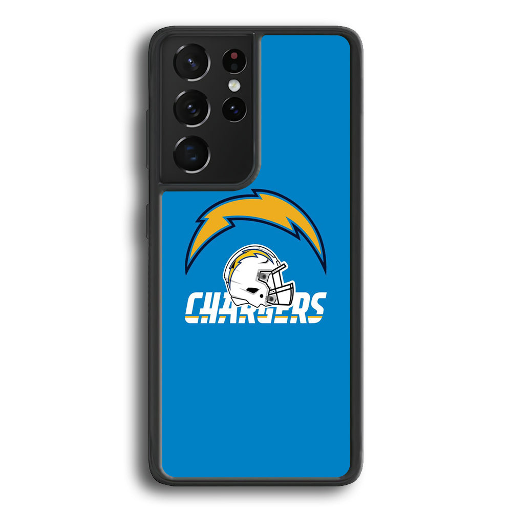 AFC Los Angeles Chargers Helmet Samsung Galaxy S21 Ultra Case - Ezzystore