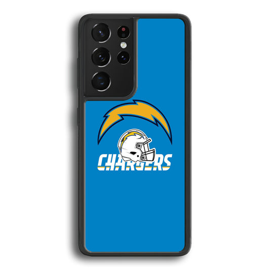 AFC Los Angeles Chargers Helmet Samsung Galaxy S21 Ultra Case - Ezzystore