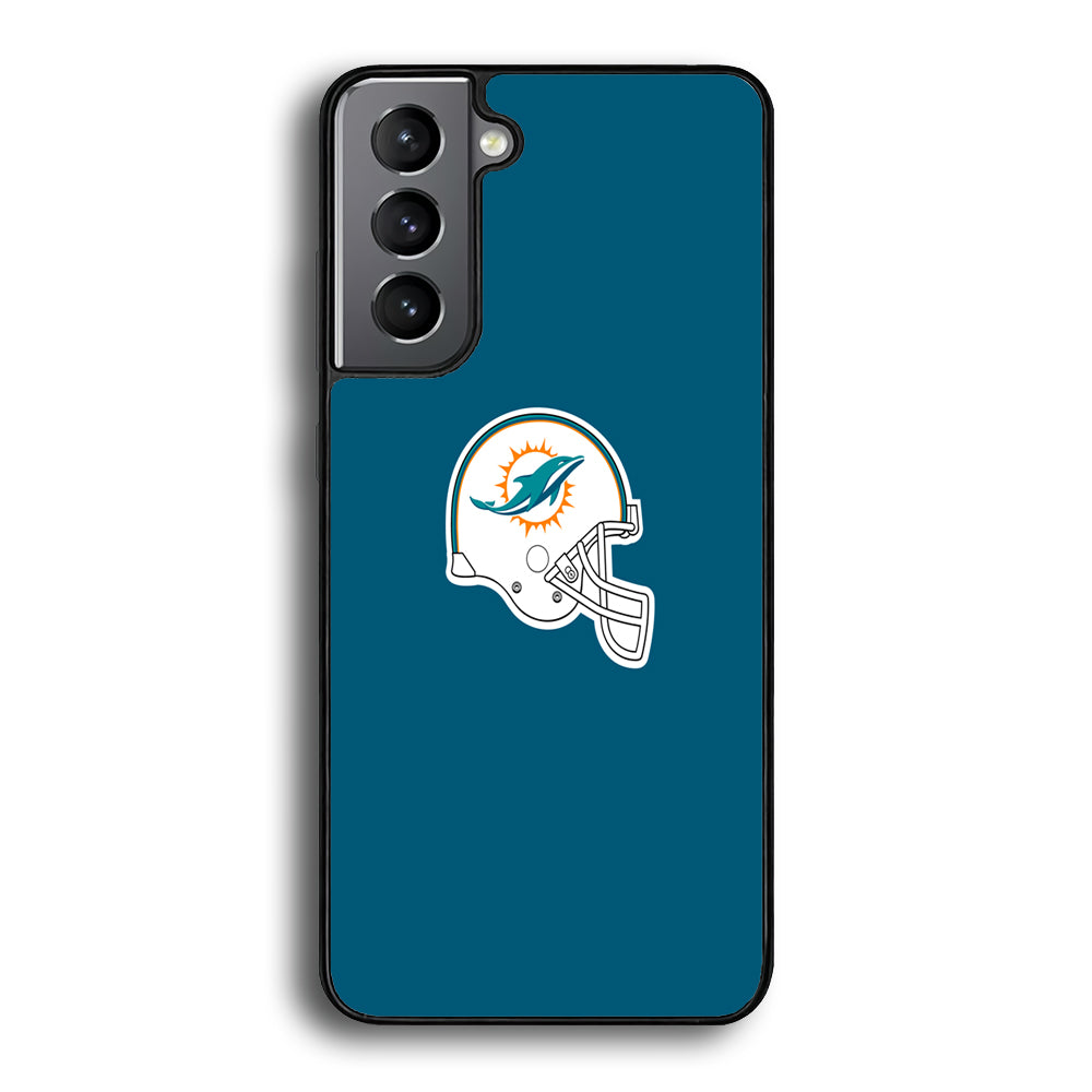 AFC Miami Dolphins Helmet Samsung Galaxy S21 Plus Case