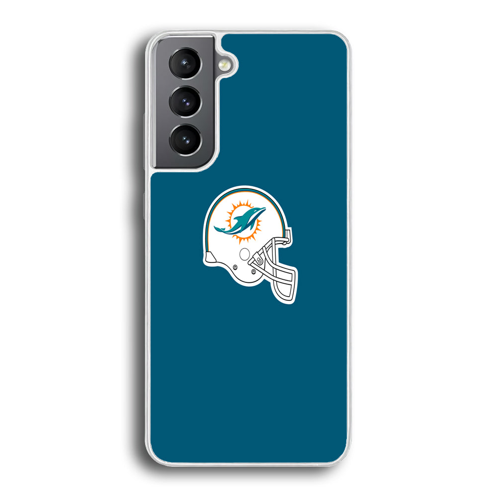 AFC Miami Dolphins Helmet Samsung Galaxy S21 Plus Case