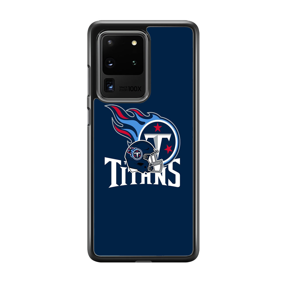 AFC Tennessee Titans Logo Helmet Samsung Galaxy S20 Ultra Case