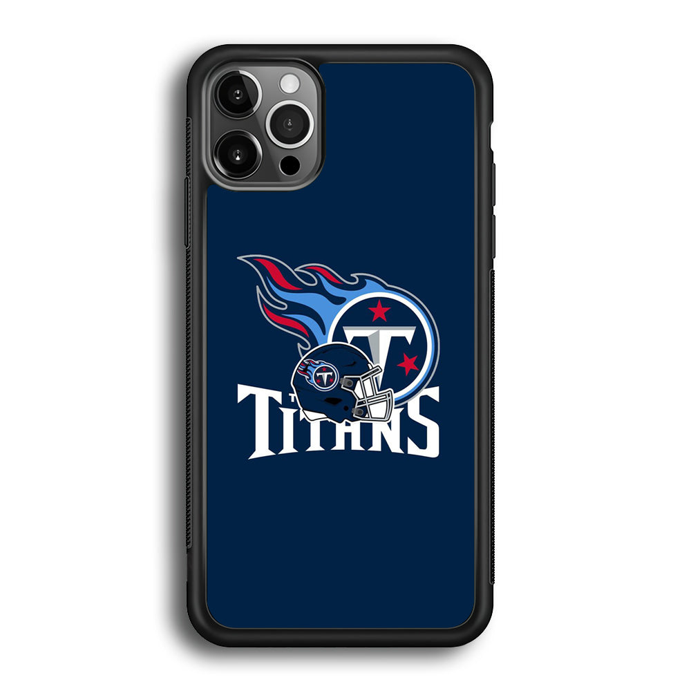 AFC Tennessee Titans Logo Helmet iPhone 12 Pro Case