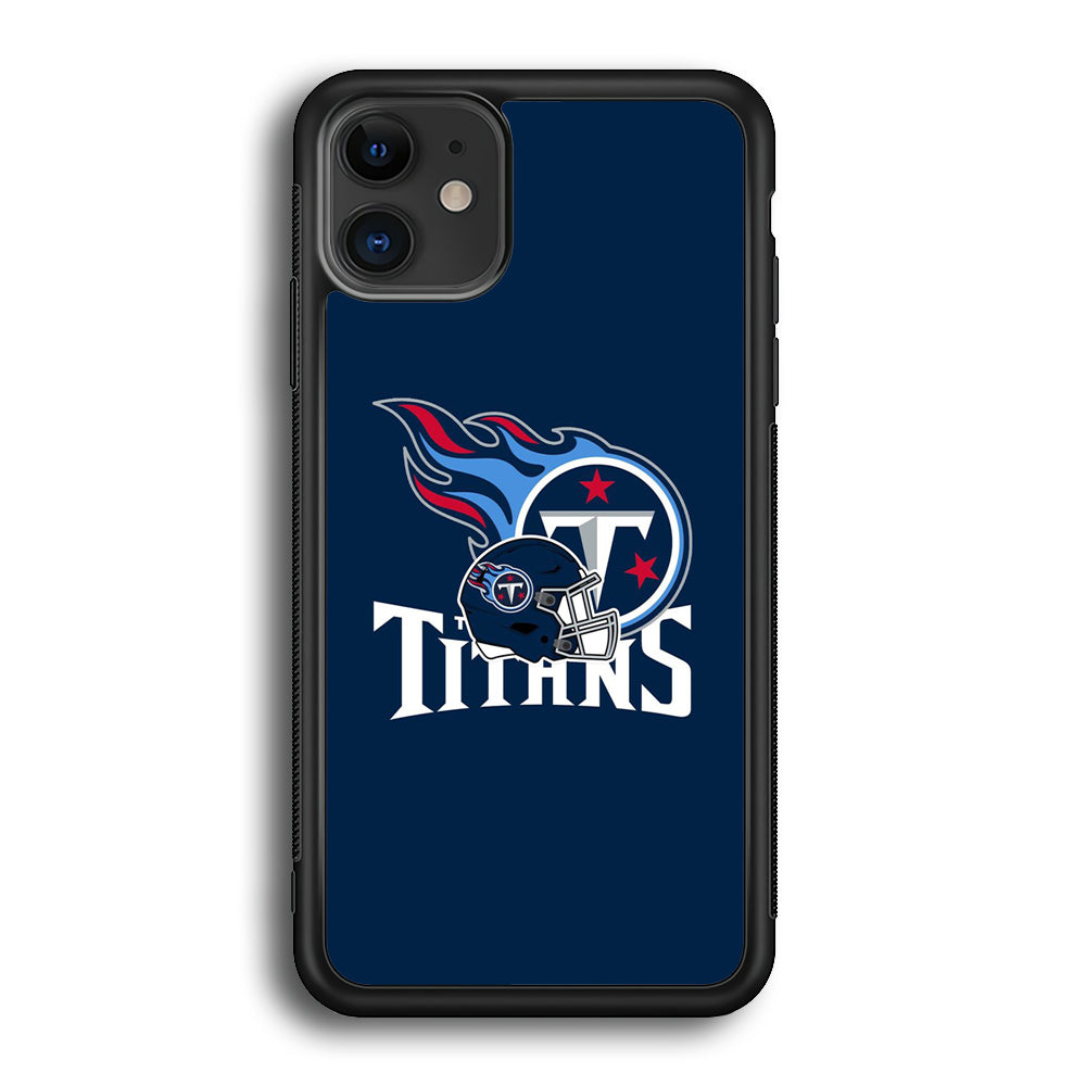 AFC Tennessee Titans Logo Helmet iPhone 12 Case