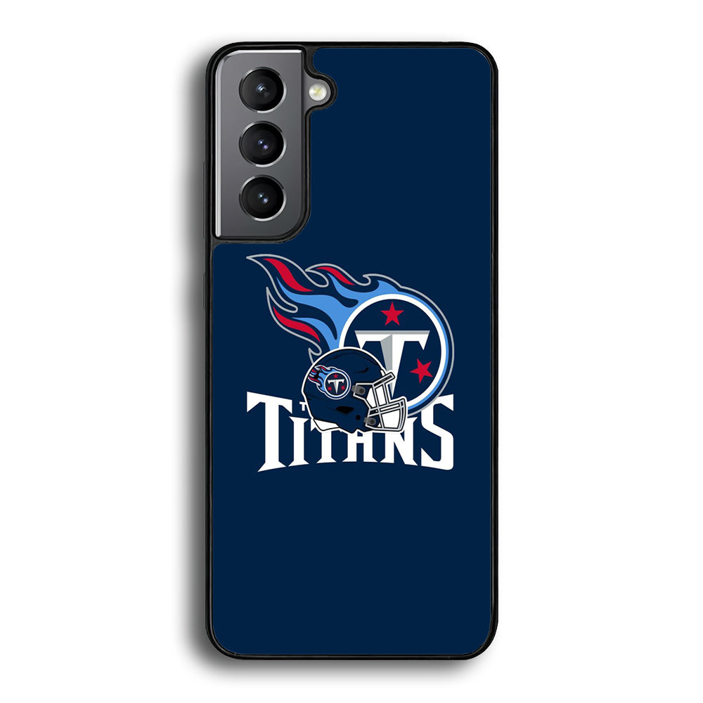 AFC Tennessee Titans Logo Helmet Samsung Galaxy S21 Plus Case