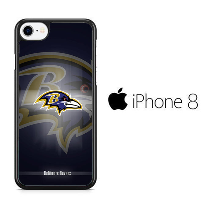 AFC Baltimore Raven Violet Logo iPhone 8 Case