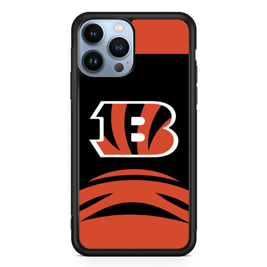 AFC Cincinnati Bengals Black Orange iPhone 13 Pro Case