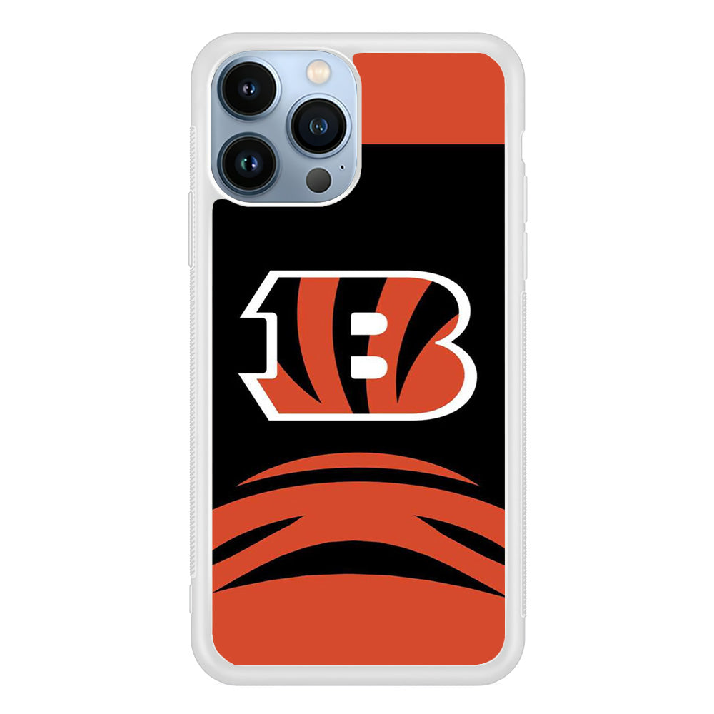 AFC Cincinnati Bengals Black Orange iPhone 13 Pro Case