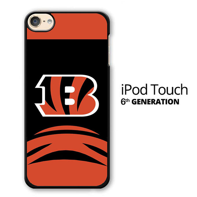 AFC Cincinnati Bengals Black Orange iPod Touch 6 Case - Ezzystore
