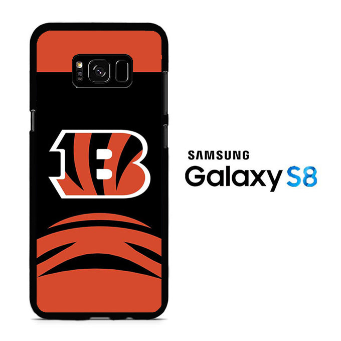 AFC Cincinnati Bengals Black Orange Samsung Galaxy S8 Case