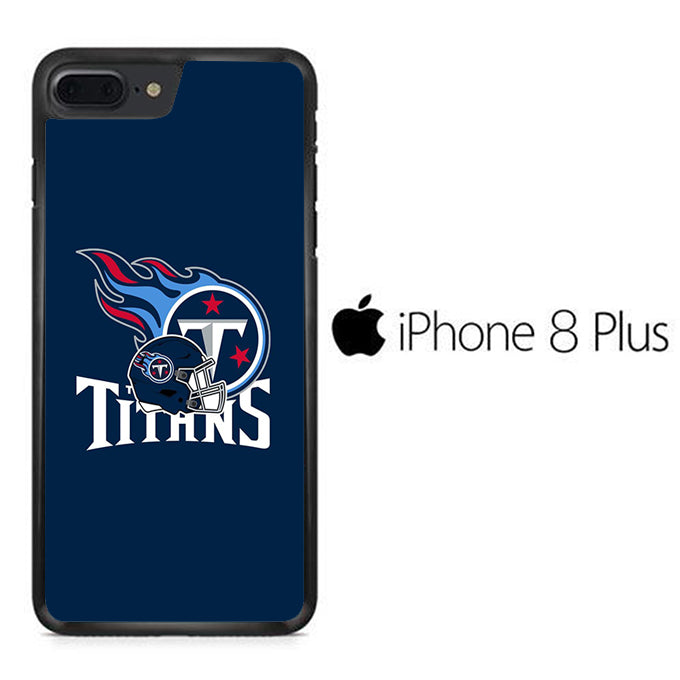 AFC Tennessee Titans Logo Helmet iPhone 8 Plus Case