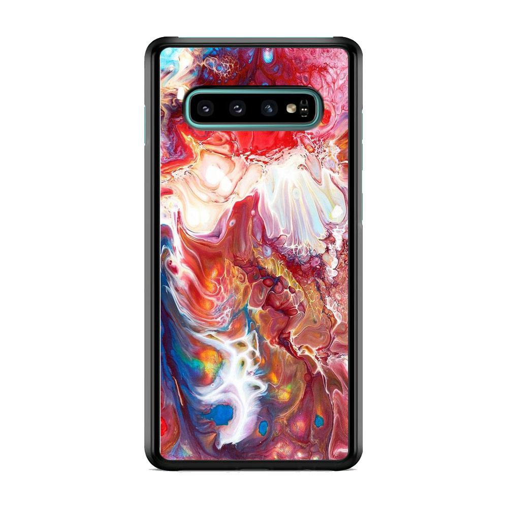 Abstract Black And Green Light Samsung Galaxy S10 Case - ezzyst