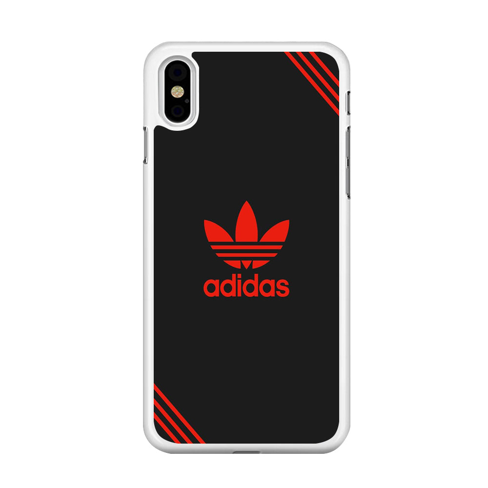 Adidas Black Valvet iPhone Xs Case