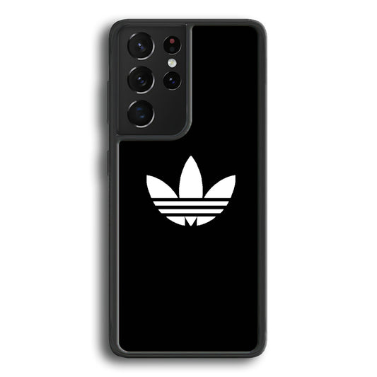 Adidas Black White Logo Samsung Galaxy S21 Ultra Case - Ezzystore