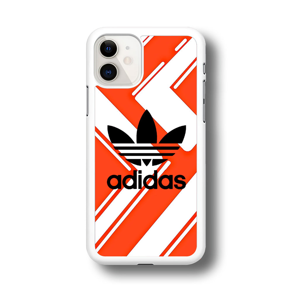 Adidas Pattern Orange iPhone 11 Case