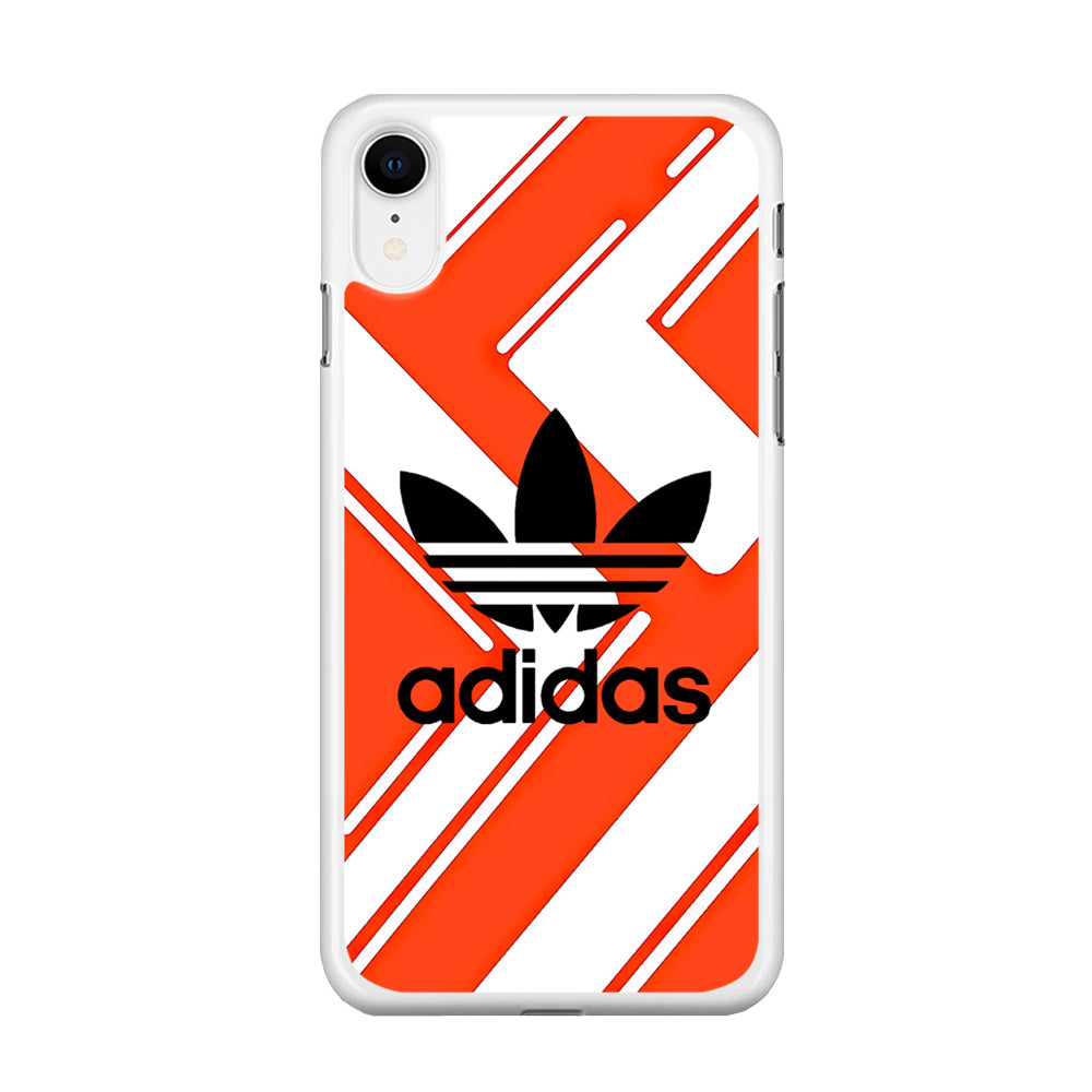 Adidas Pattern Orange iPhone XR Case