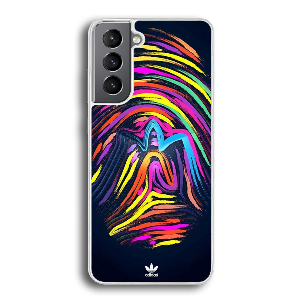 Adidas Rainbow Finger Print Samsung Galaxy S21 Plus Case