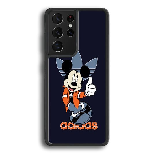 Adidas Navy Mickey Samsung Galaxy S21 Ultra Case - Ezzystore