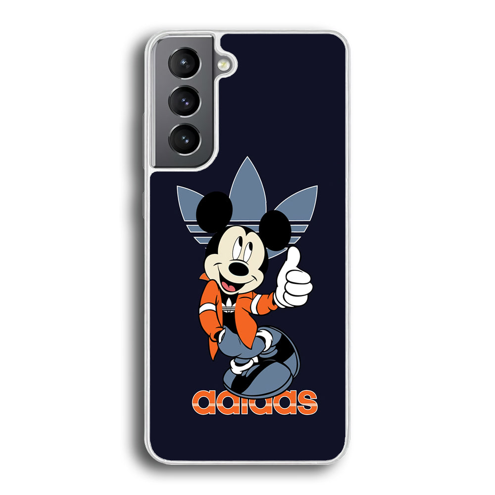 Adidas Navy Mickey Samsung Galaxy S21 Plus Case