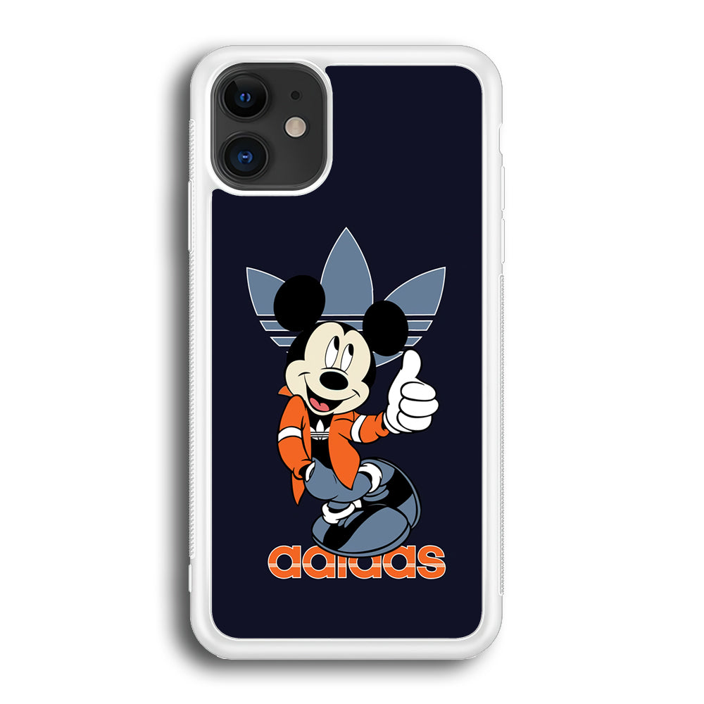 Adidas Navy Mickey iPhone 12 Case
