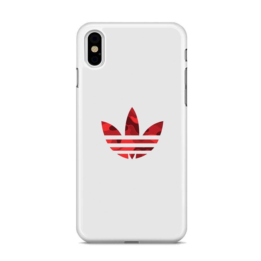 Adidas Pearl Camo Red iPhone Xs Case