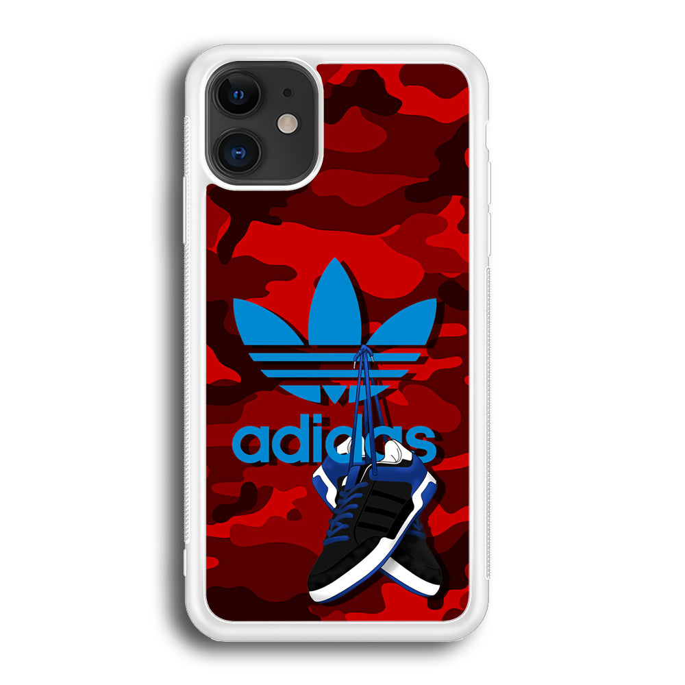 Adidas Shoes Camo Red iPhone 12 Case