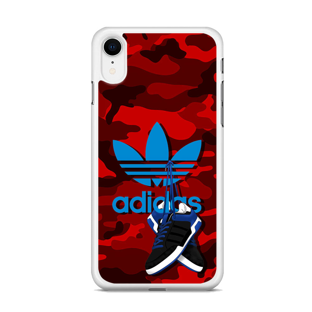 Adidas Shoes Camo Red iPhone XR Case