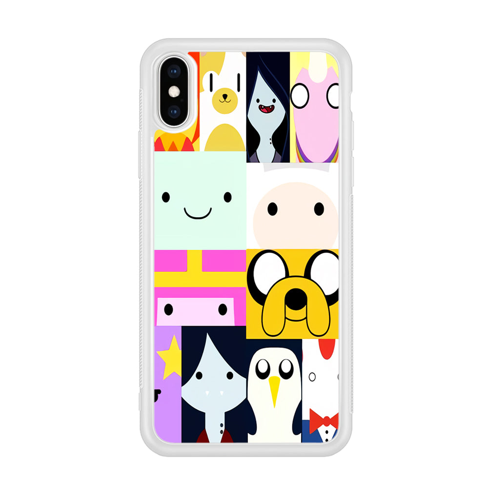 Adventure Time Character Collage iPhone XS Case