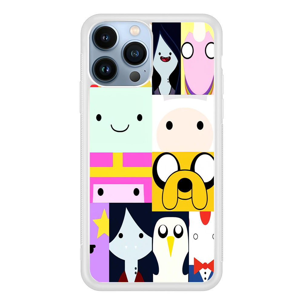 Adventure Time Character Collage iPhone 13 Pro Max Case