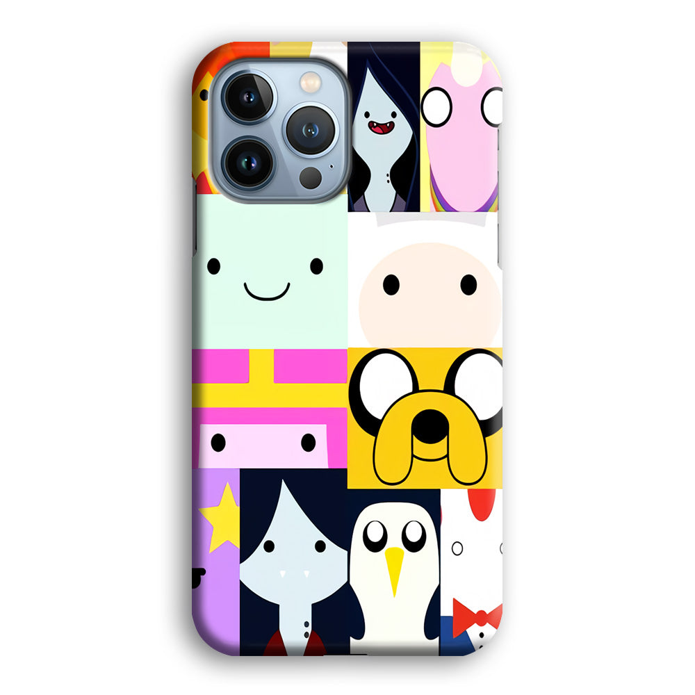 Adventure Time Character Collage iPhone 13 Pro Max Case
