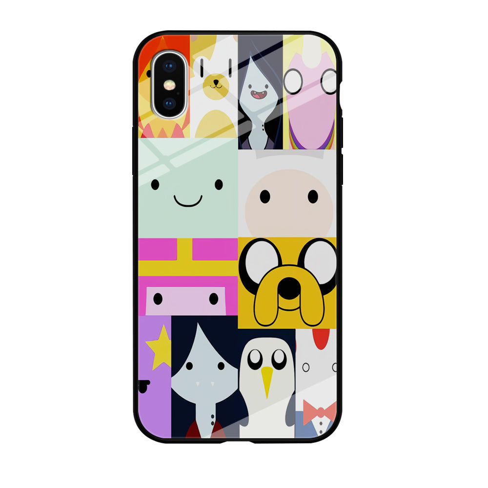 Adventure Time Character Collage iPhone XS Case