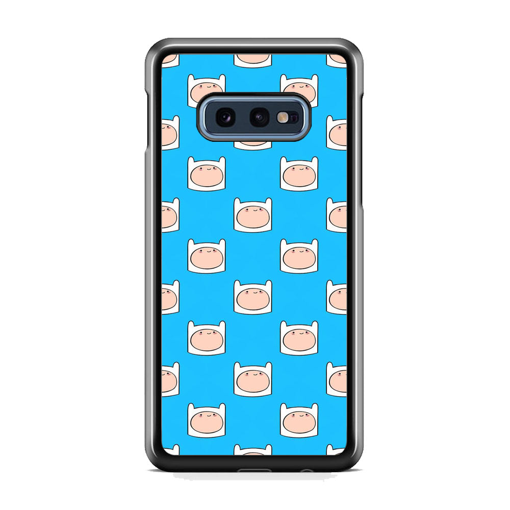 Adventure Time Finn Head Doodle Blue Samsung Galaxy 10e Case