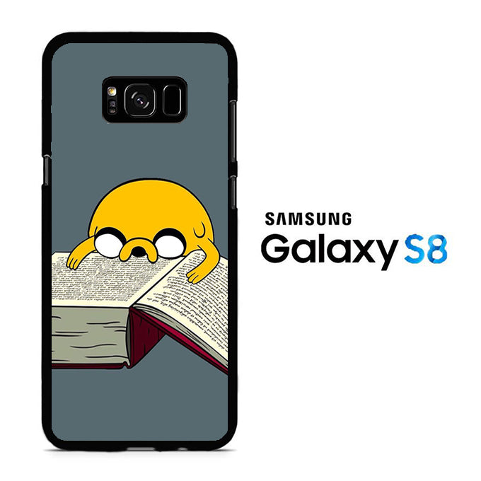 Adventure Time Jake Reading A Book Samsung Galaxy S8 Case