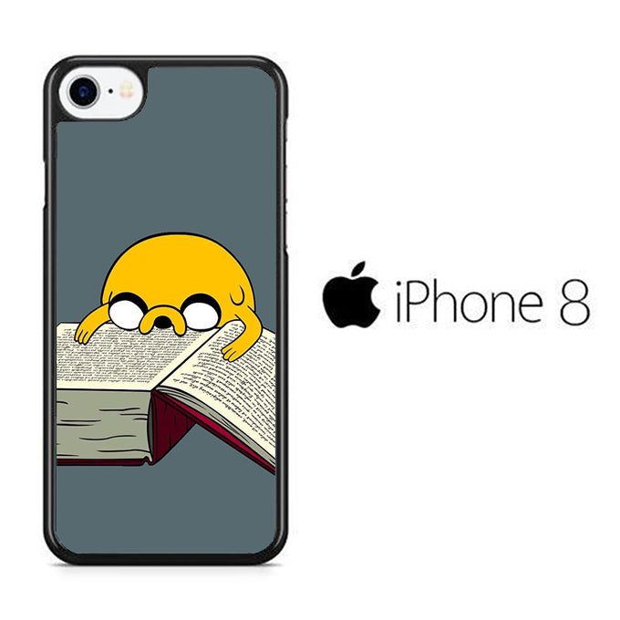 Adventure Time Jake Reading A Book iPhone 8 Case