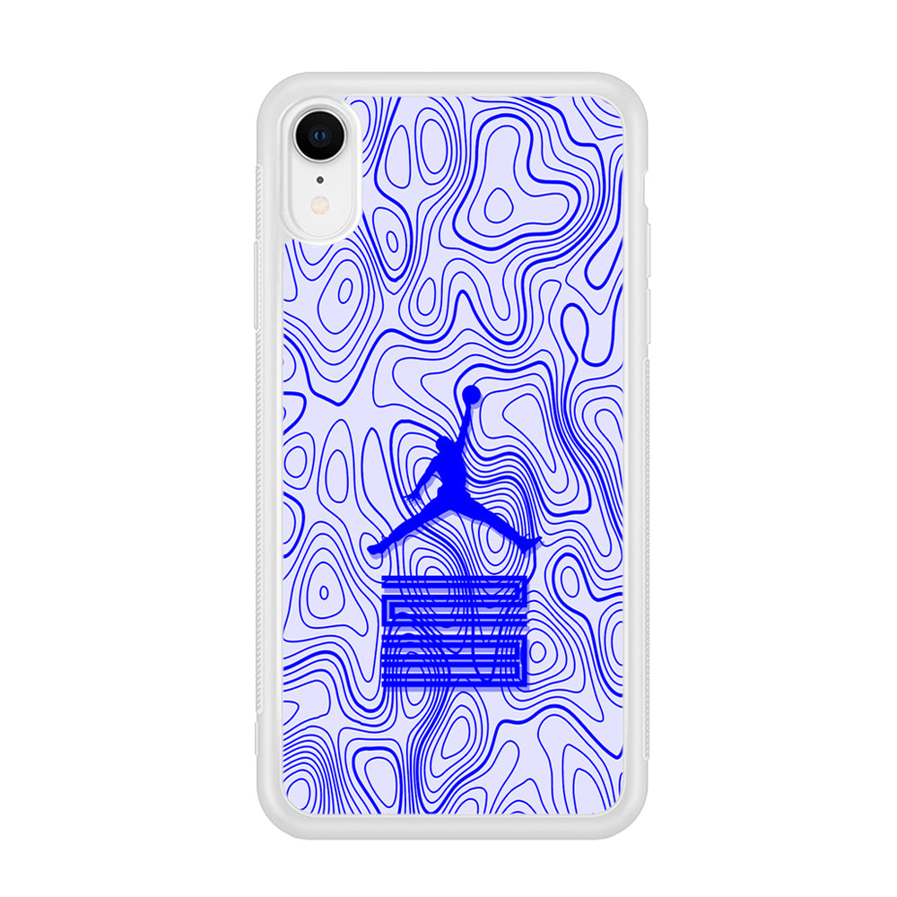 Air Jordan Bluish Topographical iPhone XR Case