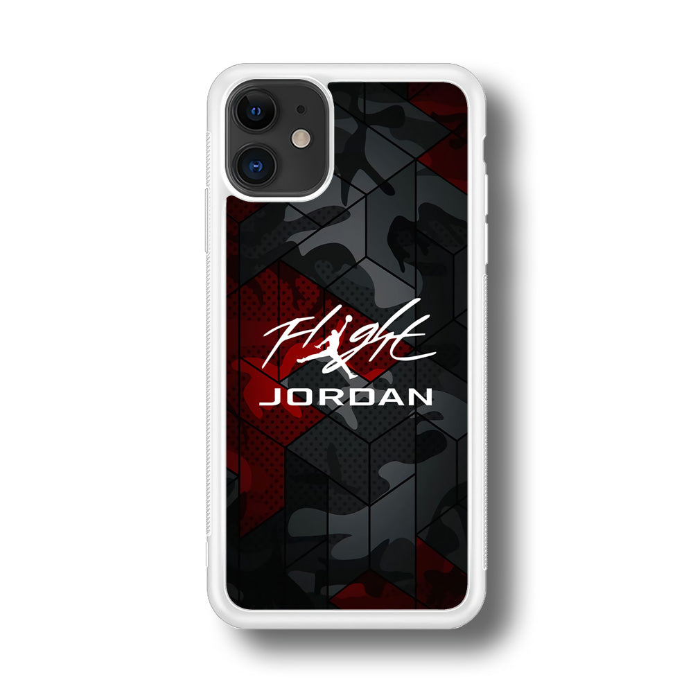 Air Jordan Camo Grey Pattern iPhone 11 Case