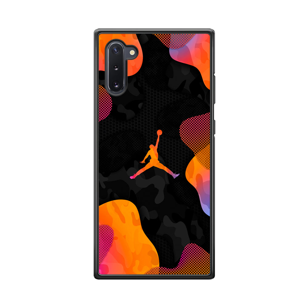 Air Jordan Camouflage on Autumn Samsung Galaxy Note 10 Case