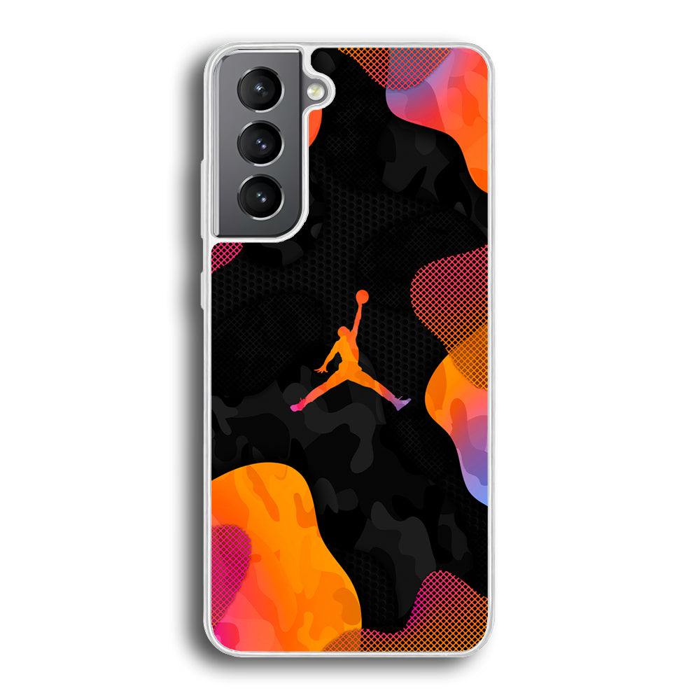 Air Jordan Camouflage on Autumn Samsung Galaxy S21 Case