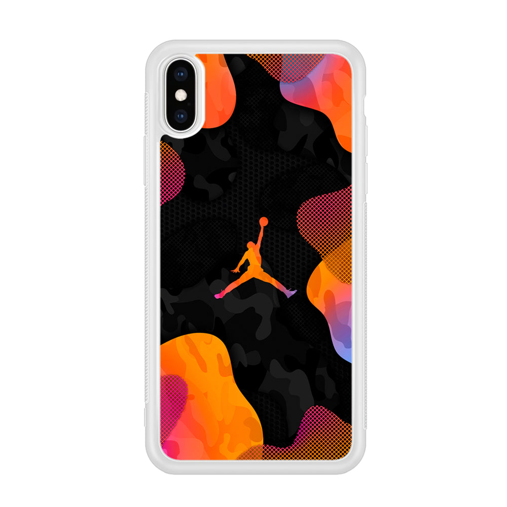 Air Jordan Camouflage on Autumn iPhone XS Case