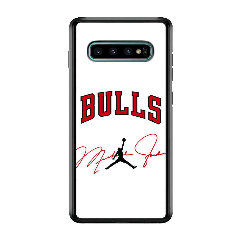 Air Jordan Chicago Bulls Signature Samsung Galaxy S10 Plus Case